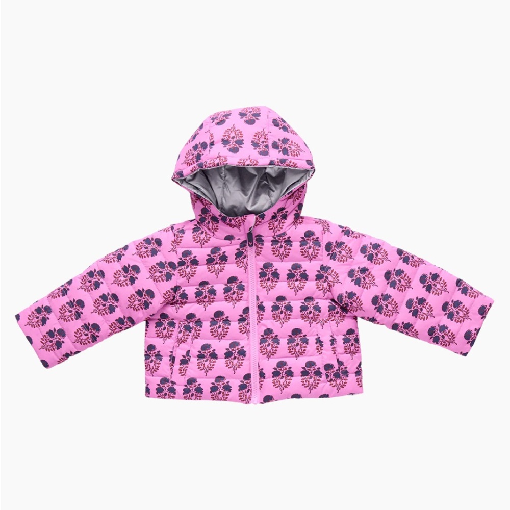 Pink Chicken Girls Reversible Riley Jacket - Pink Strawflower